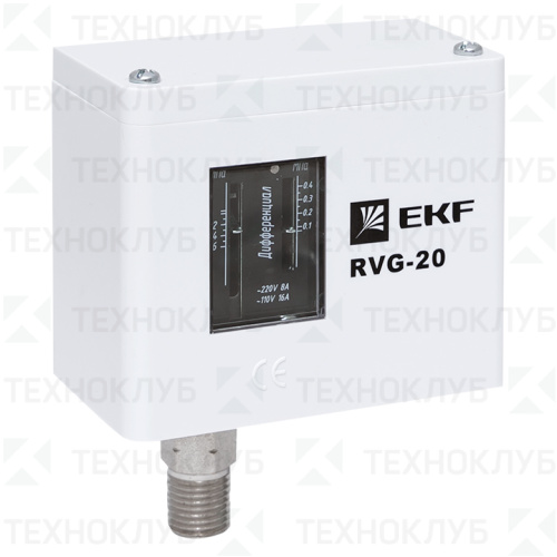 Реле избыточного давления RVG-20-0,6 (0,6 МПа)  EKF