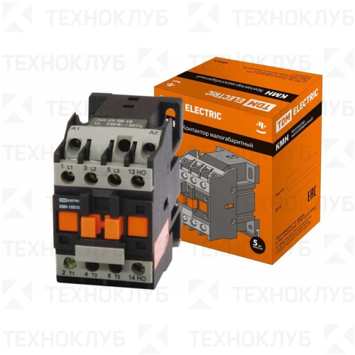 Контактор   9А 220В 1НО КМН-10910  TDM