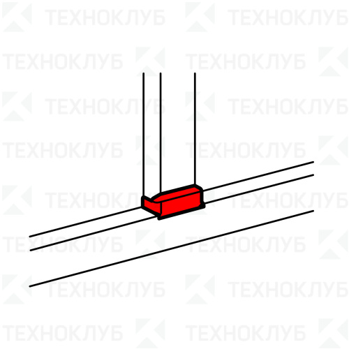 Отвод Т-образный для к/к Legrand DLP  85х50