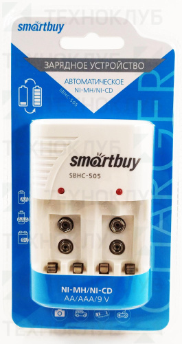 Устройство зарядное Smartbuy 505 Ni-Mh/Ni-Cd (AA / AAA / крона)