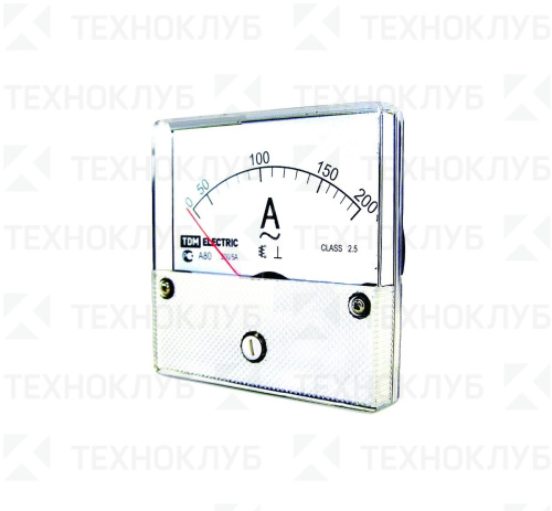 Амперметр А80 600А/5А-2,5, трансформаторного включения, (с поверкой), TDM