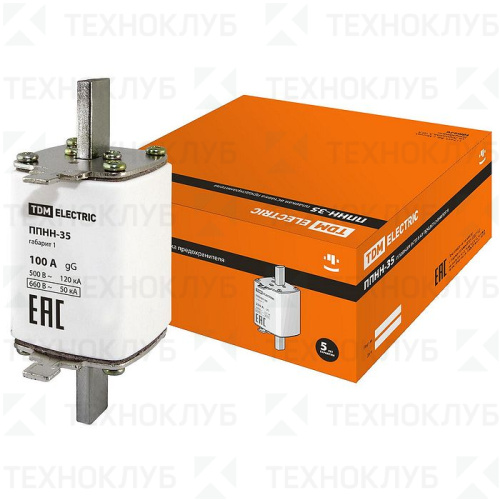 Предохранитель ППНН-35 габ. 1 100А TDM