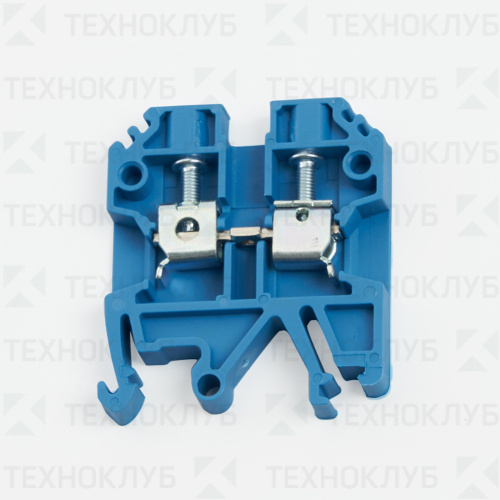 Зажим наборный изолированный (винтовой) ЗНИ - 4 (JXB4) синий  STEKKER