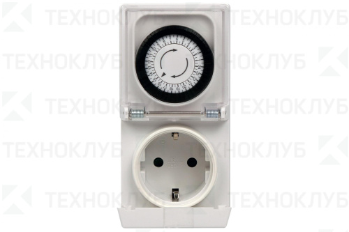 Розетка с таймером мех. RX-23  16А (суточный)  Rexant