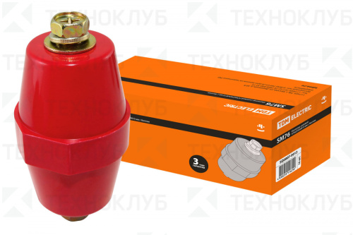 Изолятор опорный SM-76 25кВ H76xD50xM10 мм TDM