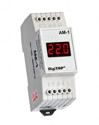 Амперметр АМ-1 1-63А DIN DigiTOP