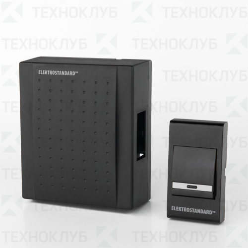Звонок беспроводной DBQ15 WL 1М IP44 черный Elektrostandard