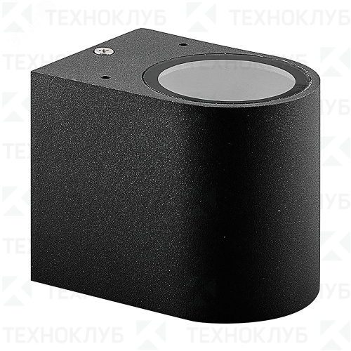 Светильник ДБУ GU10 без лампы IP65 черный Feron