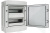 Щит ЩРН пласт. 24м прозр. IP65 384х319х144 Unix65  EKF