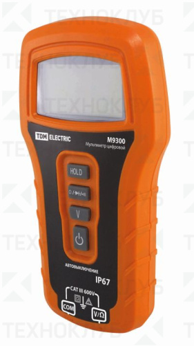 Мультиметр M9300 (автоматический, IP67) "МастерЭлектрик" TDM