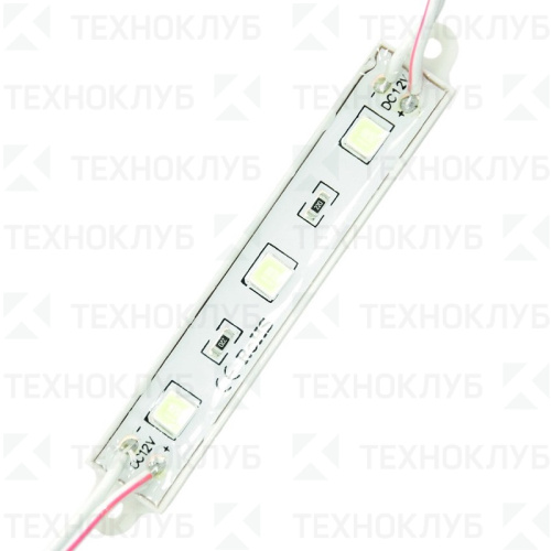 Модуль LED 12V  0,3W 36lm 6500K 92х14х5мм IP65 Apeyron