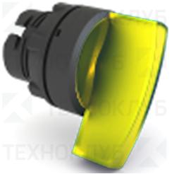 Переключатель удлиненный d22мм 2 положения с фиксацией (желтый)  1НО  LAY4-EKJ25  IP40  Tekfor