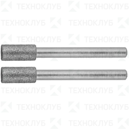Шарошка алмазная цилиндр 4,76*9,52*38*3,2 мм  2 шт. ЗУБР