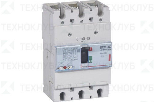 Выключатель автомат. DPX3 250 3п 250А 36кА Legrand