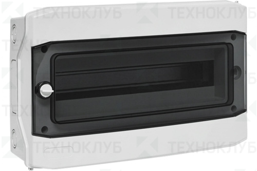 Щит ЩРН пласт. 18м прозр. IP65 259х428х144 Unix65  EKF