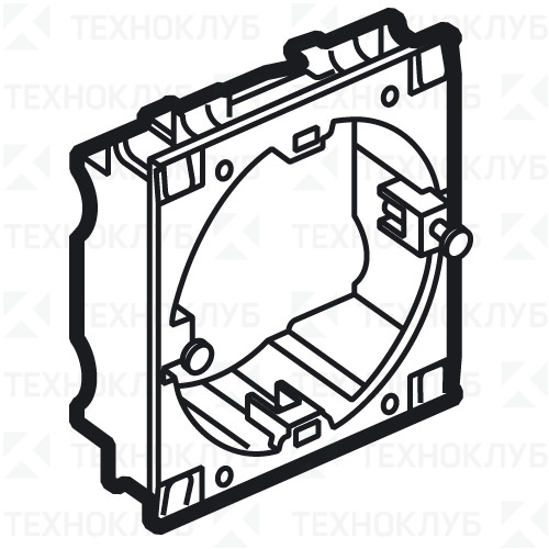 Суппорт для к/к Legrand Metra универсальный (85х50,100х50,130х50)