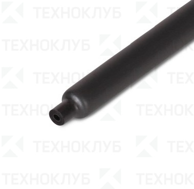 Трубка ТТ-150  9,5/4,8 черная (по 1м) (t= -55…+150˚С)  КВТ