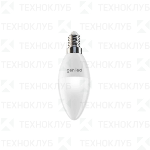 Лампа светодиод. E14 6W C37 Geniled 4200K матовая