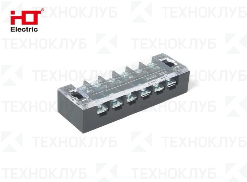 Блок зажимов ТВ-2506 (25A 6п)  HLT