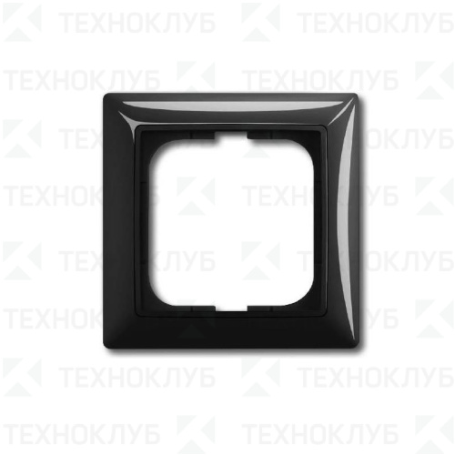 Рамка ABB Basic55 1-ая 2511-95-507 шато/черн