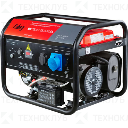 Генератор FUBAG BS 3500 AES Duplex 3 кВт электрозапуск АВР