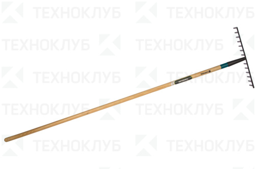 Грабли Plantic Light 12 зубьев деревянная ручка