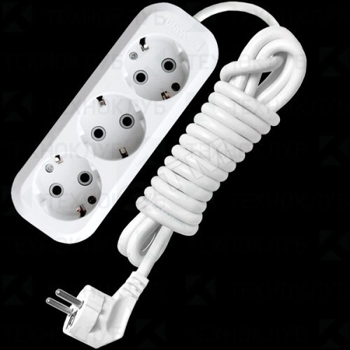 Удлинитель 3*  3м с/з 16А E-303 UNIVersal 