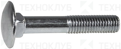Болт DIN 603 мебельный нержА2  6х 90