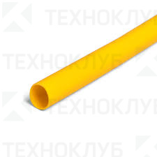 Трубка ТУТ  10/5 желтая (нарезка по 1м)  КВТ