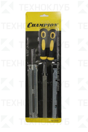 Напильник с державкой 3/8" Champion 4,0 мм