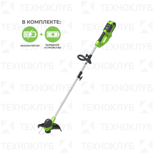 Электрокоса аккум. GreenWorks G40LT 40 В  2,0 А/ч