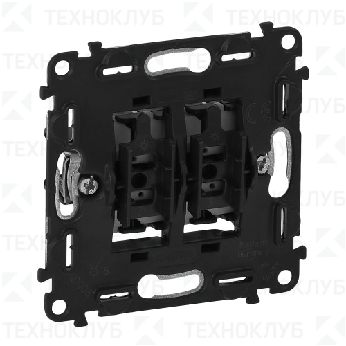 Выключ. Legrand IN'MATIC МЕХ.. 2-клав. 752005