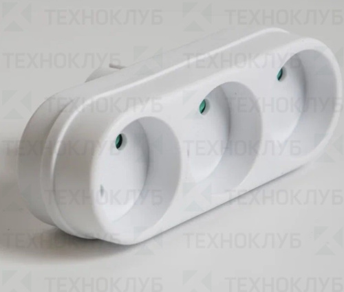 Разветвитель 3ой S-ES3-16O б/з 16A белый Uniel