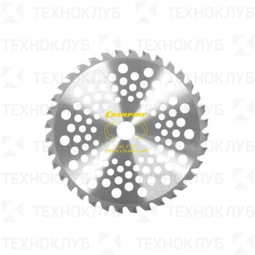 Нож для бензокос Champion 255*25,4*40 Т