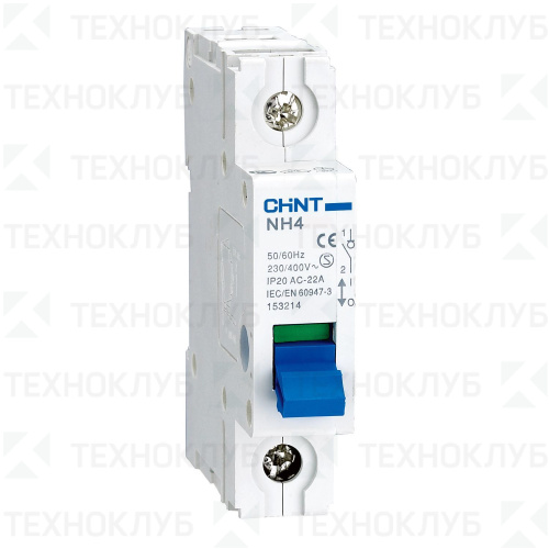 Выключатель нагрузки NH4 1п  63А CHINT