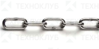 Цепь DIN 763 длиннозвенная  8 мм
